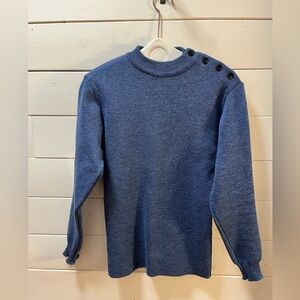 SAINT JAMES Blue Men’s Sweater – Size L